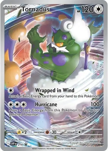 Tornadus Pokemon card from Scarlet & Violet Promos
