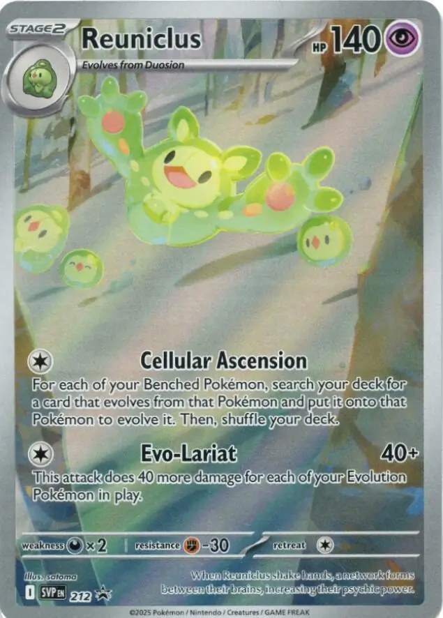 Reuniclus Pokemon card from Scarlet & Violet Promos