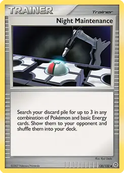 Night Maintenance Pokemon card from Secret Wonders
