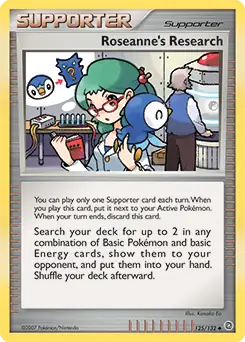 Roseanne's Research Pokemon card from Secret Wonders