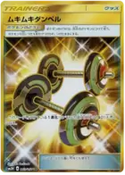 Muscle Dumbells Pokemon card from Seen the Rainbow Battle