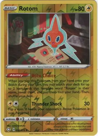 Rotom Reverse Holo