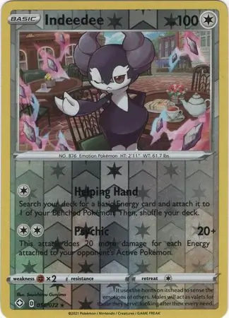 Indeedee Reverse Holo