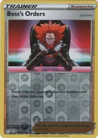 Boss's Orders Reverse Holo