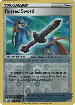 Rusted Sword Reverse Holo