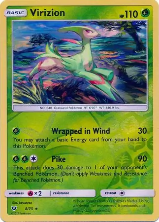 Virizion Reverse Holo