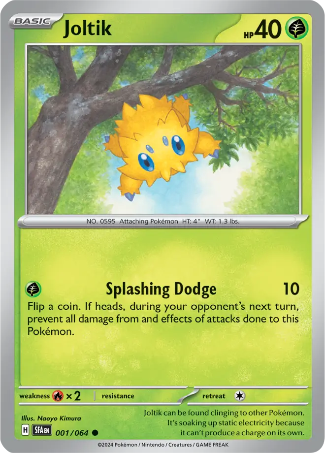Joltik Pokemon card from Shrouded Fable