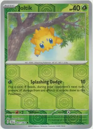 Joltik Reverse Holo Pokemon card from Shrouded Fable