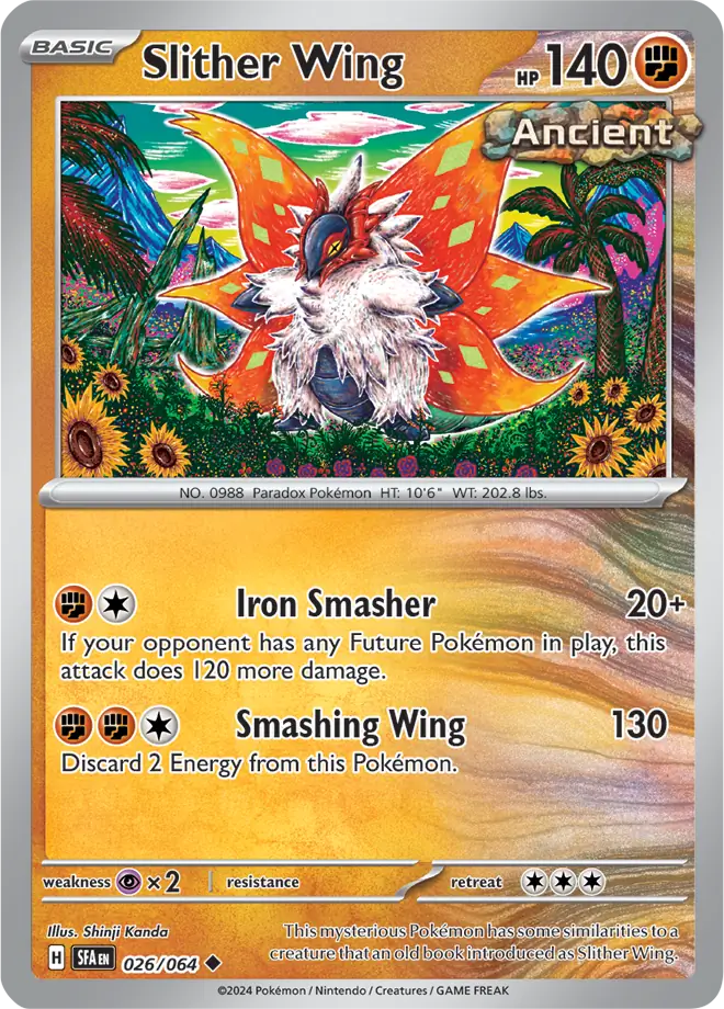 Slither Wing Pokemon card from Shrouded Fable