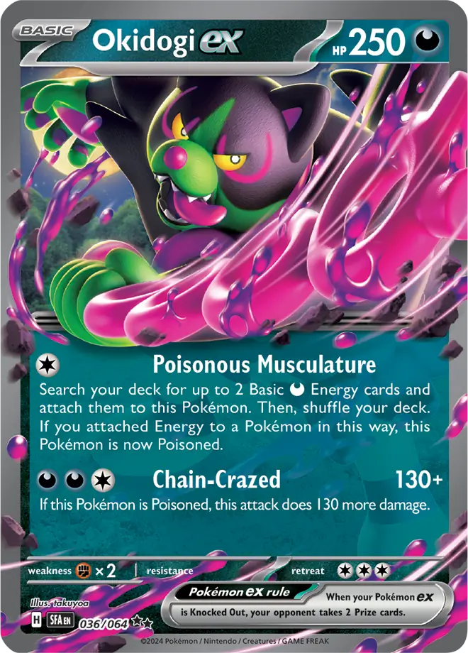 Okidogi Pokemon card from Shrouded Fable