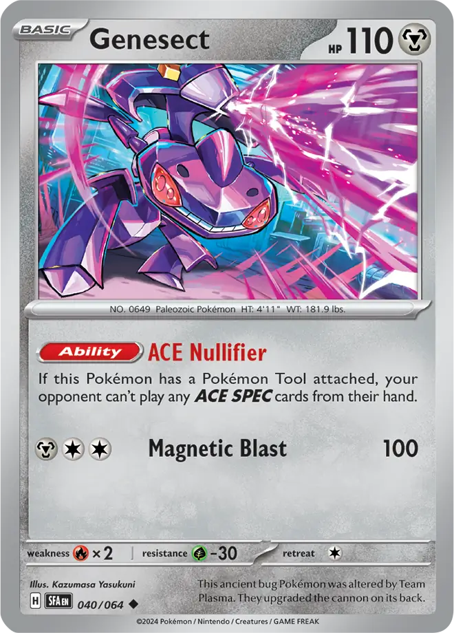 Genesect Pokemon card from Shrouded Fable