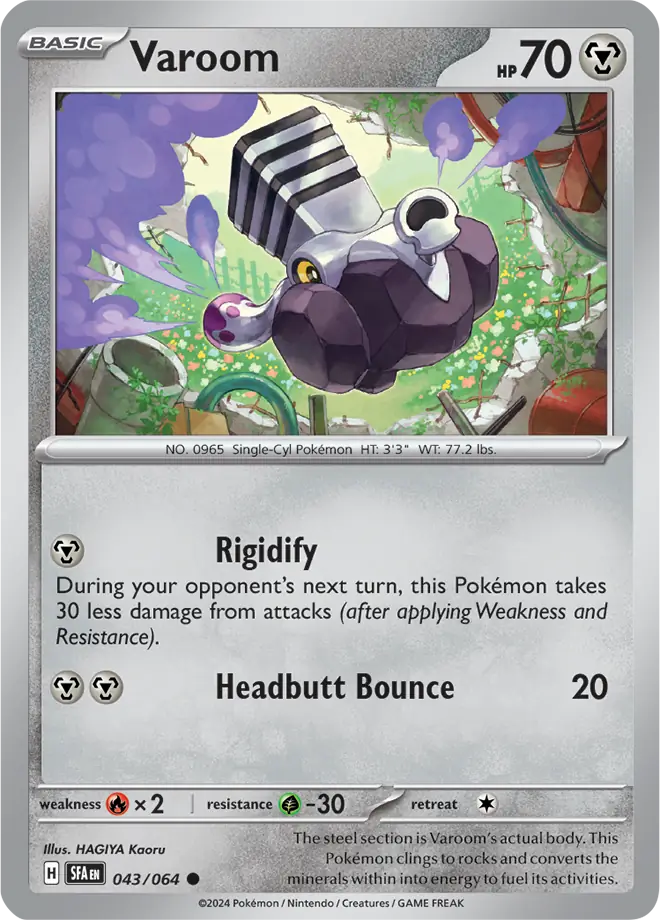 Varoom Pokemon card from Shrouded Fable