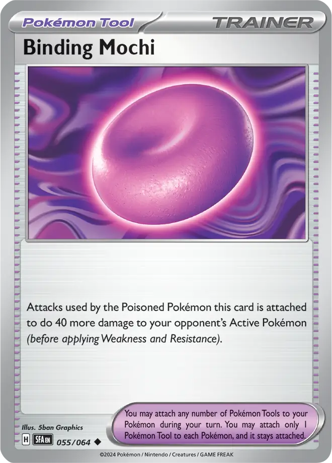 Binding Mochi Pokemon card from Shrouded Fable