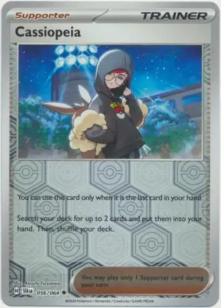 Cassiopeia Reverse Holo Pokemon card from Shrouded Fable