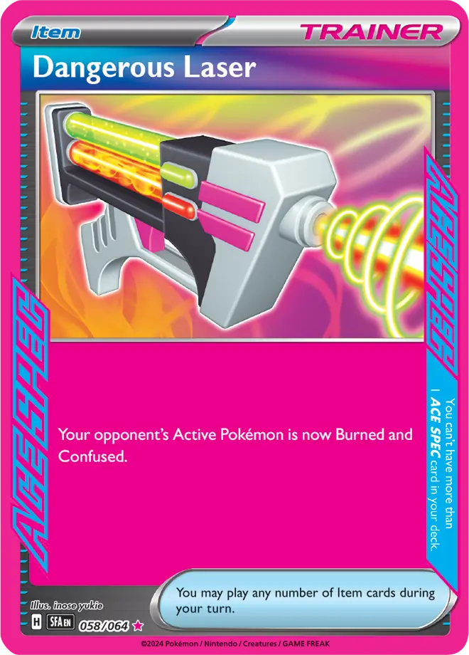 Dangerous Laser Pokemon card from Shrouded Fable