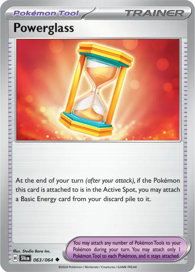 Power Hourglass Pokemon card from Shrouded Fable