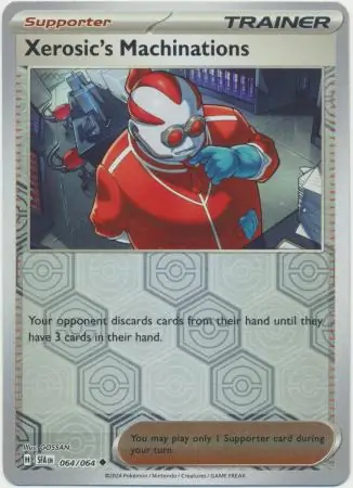 Xerosic's Machinations Reverse Holo Pokemon card from Shrouded Fable