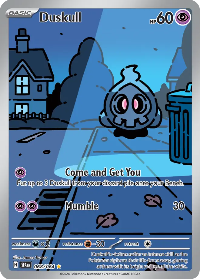 Duskull Pokemon card from Shrouded Fable