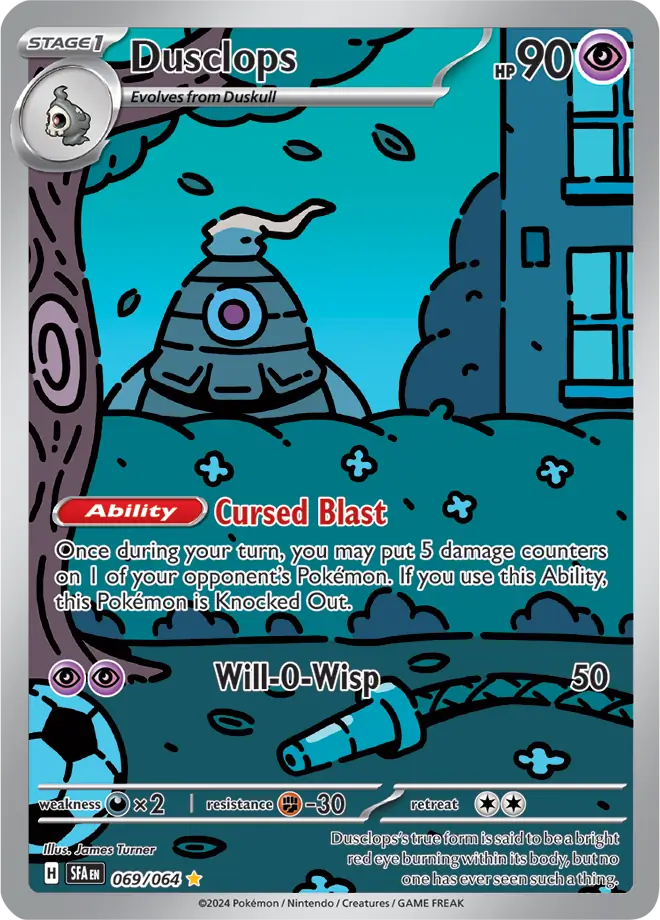 Dusclops Pokemon card from Shrouded Fable