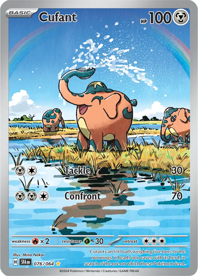 Cufant Pokemon card from Shrouded Fable