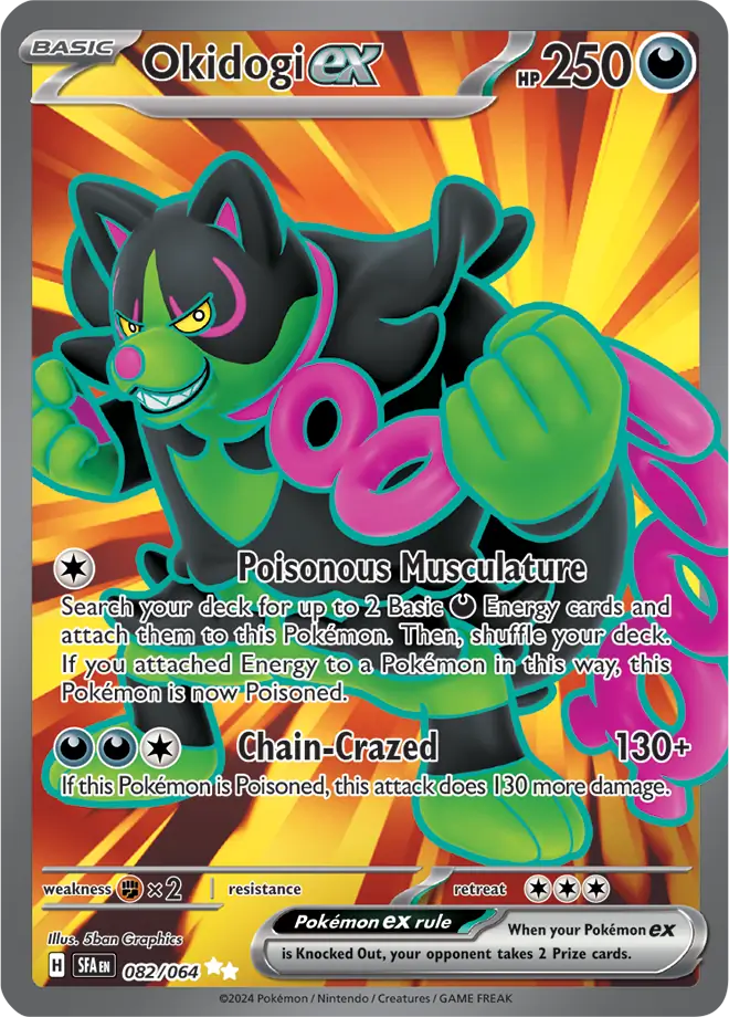 Okidogi Pokemon card from Shrouded Fable