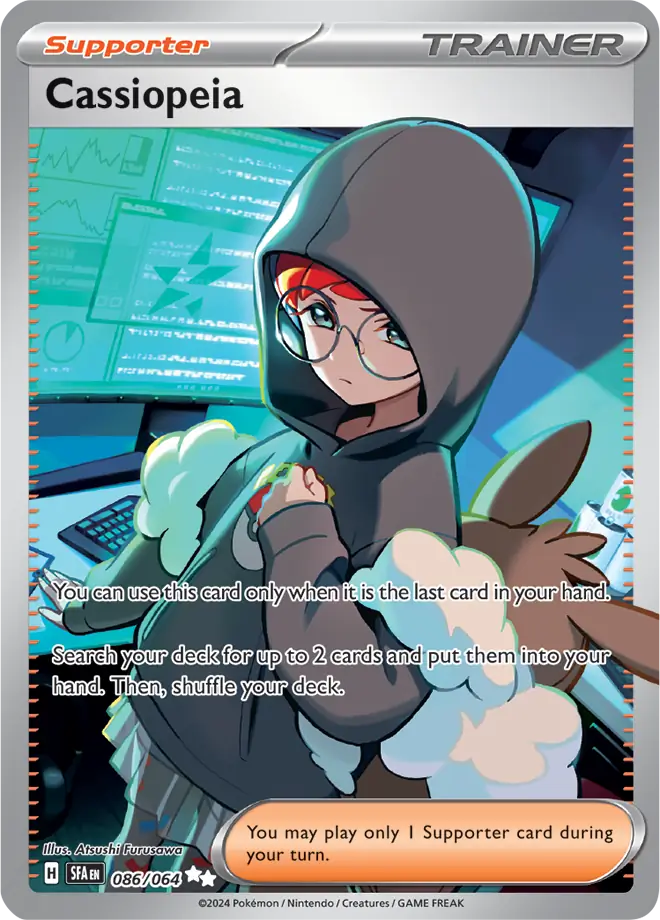 Cassiopeia Pokemon card from Shrouded Fable