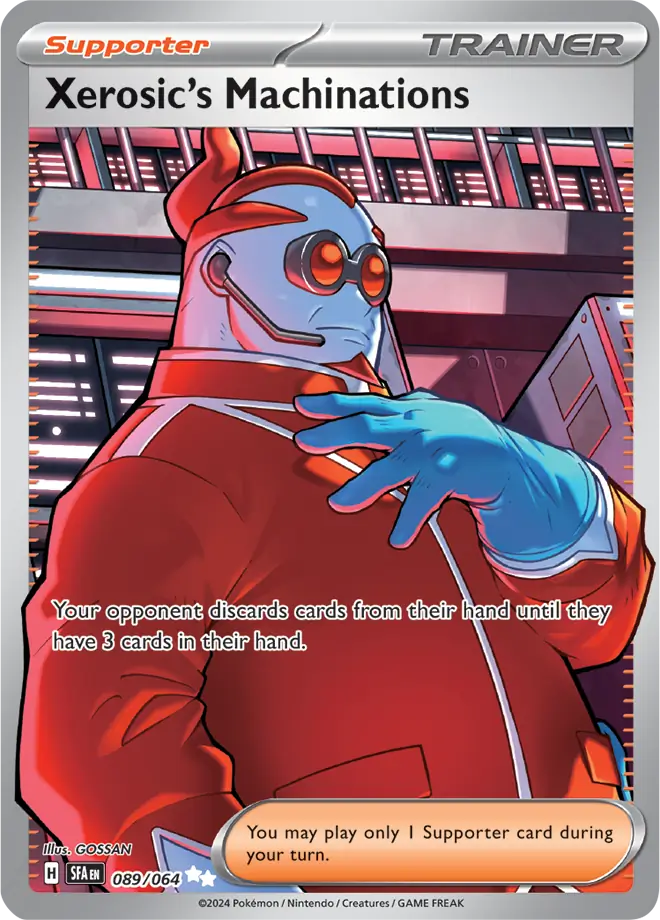 Xerosic's Machinations Pokemon card from Shrouded Fable