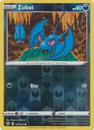 Zubat Reverse Holo