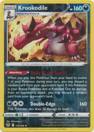 Krookodile Reverse Holo