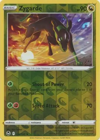 Zygarde Reverse Holo