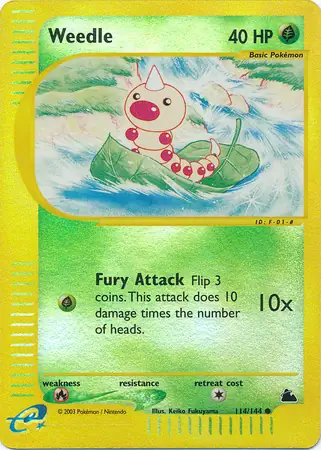 Weedle Reverse Holo