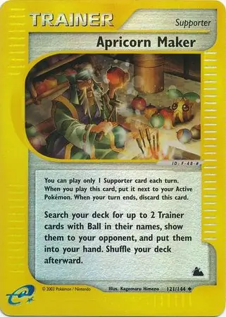 Apricorn Maker Reverse Holo Pokemon card from Skyridge