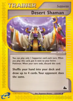 Desert Shaman Pokemon card from Skyridge