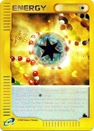 Retro Energy Reverse Holo Pokemon card from Skyridge