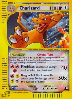 Charizard Secret Pokemon card from Skyridge