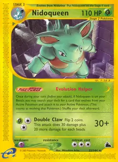 Nidoqueen Pokemon card from Skyridge