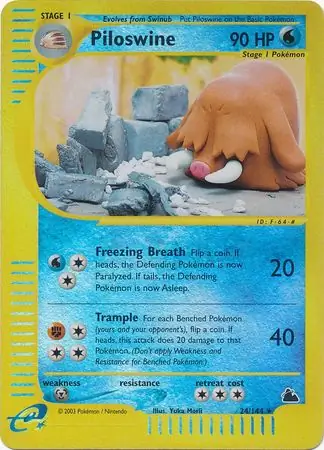 Piloswine Reverse Holo