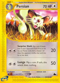 Persian Pokemon card from Skyridge