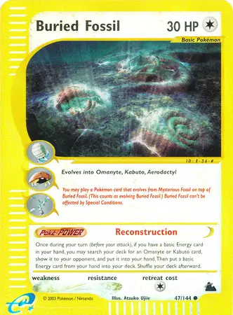 Buried Fossil Reverse Holo
