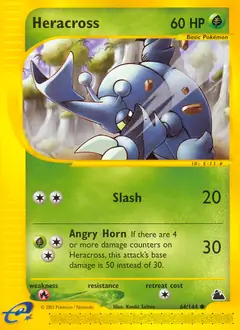 Heracross Pokemon card from Skyridge