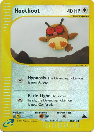 Hoothoot Reverse Holo