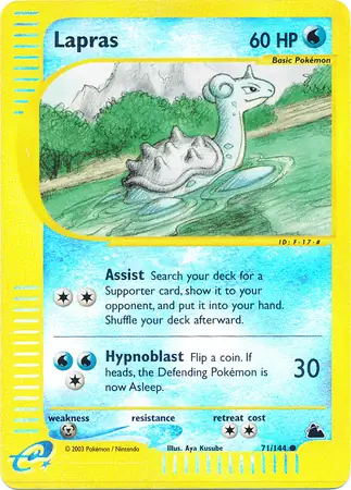 Lapras Reverse Holo