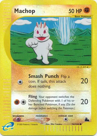 Machop Reverse Holo
