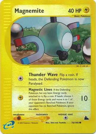 Magnemite Reverse Holo Pokemon card from Skyridge