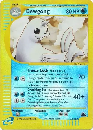 Dewgong Reverse Holo