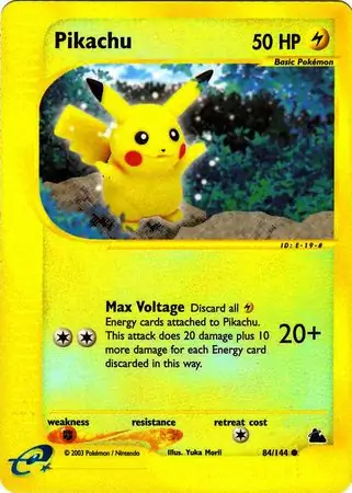Pikachu Reverse Holo