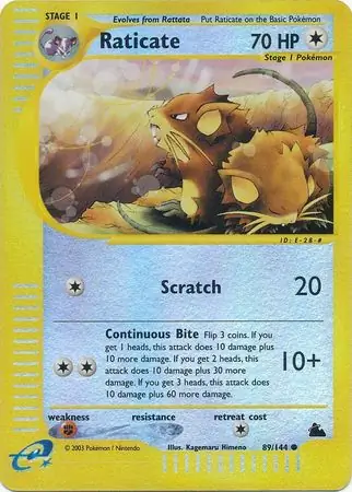 Raticate Reverse Holo