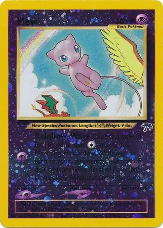 Mew Pokemon card from Southern Islands