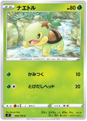 Turtwig Pokemon card from Star Birth