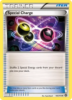 Special Charge Pokemon card from Steam Siege